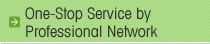 One-Stop Service by Professional Networ